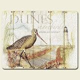 Wetland Shorebirds Tempered Glass Cutting Board by Highland Graphics
