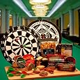 Big Save Dart Players Gift: Bullseye Deluxe Dartboard Gift Set