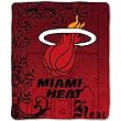 Miami Heat Royal Plusch Raschel 50x60 Throw Blanket - NBA Basketball