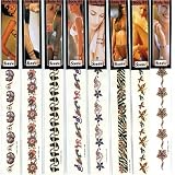 Professional Body Art Temporary Tattoo Selection - Pack of 8 (220mm Long) Arm / Ankle Band Tattoos