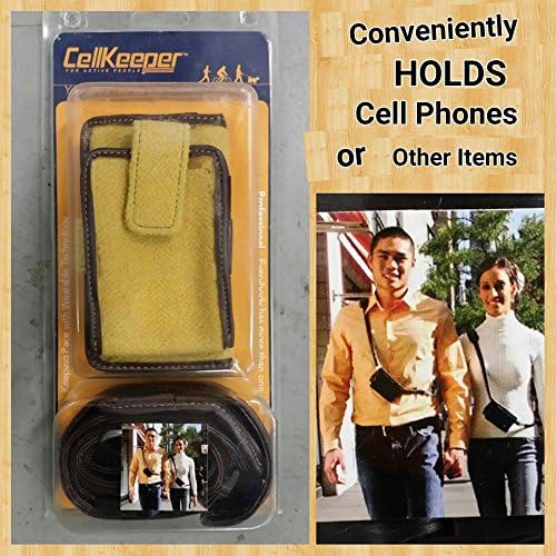 CellKeeper Professional Wallet-Herringbone Camel