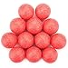 Brybelly 12 Pack of Red Textured Foosballs for Standard Foosball Tables & Classic Tabletop Soccer Game Balls