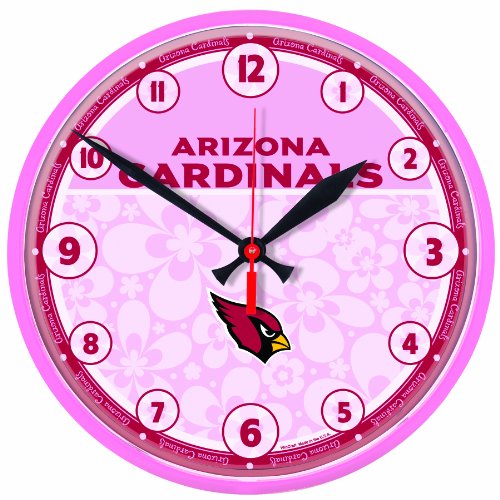 NFL Arizona Cardinals Round Clock 