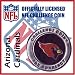 Arizona Cardinals NFL Football Helmet Challenge Coin Poker Card Guard with Air Tite Holder