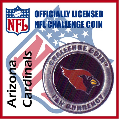 Arizona Cardinals NFL Football Helmet Challenge Coin Poker Card Guard