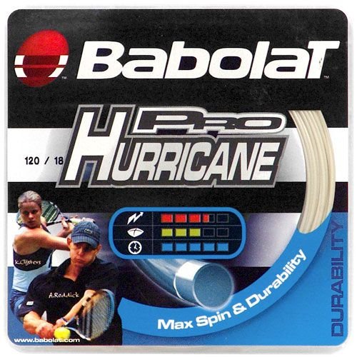 Babolat Pro Hurricane 16-Gauge Tennis String (Natural)