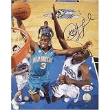 Chris Paul Autographed Dunk vs Dwight Howard 8x10 Photograph - Model PAULPHS008001