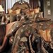 Michael Amini Grand Fleur 13 pc King Comforter Set in Brown by AICO