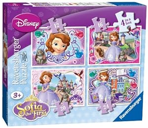 Ravensburger 07328 3 - Sofia La Principessa Puzzle, 4 in a Box