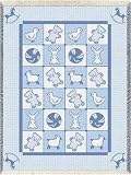 Baby Baby Blue Throw - 48 x 35 Blanket/Throw