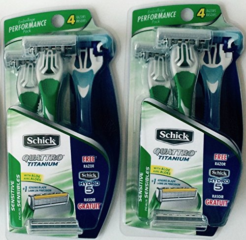 SCHICK QUATTRO DISP RAZOR M/S 3