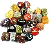 Indoor Fountains item: MIXED STONE RUNES ~ Jasper, Onyx, Quartz, & Agate