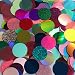 Sequin Mix Large Paillettes 40mm Multicolor Random Color and Finish Mix. Made in USA