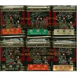 China Tea Loose Leaf Sampler Gift Pack 6 Tins Pu Erh Oolong Jasmine White Tea DragonWell... by PierMall Teas