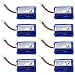 VINTRONS, CS540 Replacement 86180-01, 84479-01 Battery for Plantronics CS540 Wireless Headset, 86180-01, 84479-01, (8 Pack)