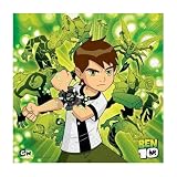 Ben 10 Party Pack for 8 persons, 8 cups, 8 plates, 16 napkins, 1 tablecover