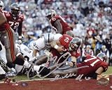 Mike Alstott Autographed/Hand Signed Tampa Bay Buccaneers SB TD 8x10 Photo