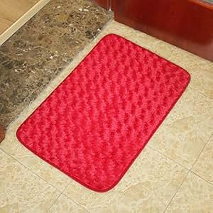 Amazon.com - Ustide Unique Rose Shaped Bath Area Rugs ...