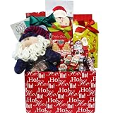 Santa's Sweets Christmas Cookie and Candy Care Package - Holiday Gourmet Food Gift Basket