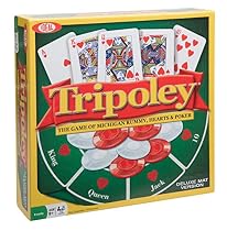 Ideal Tripoley Deluxe Mat Edition Card Game
