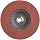 PFERD Polifan SG Abrasive Flap Disc, Type 27, Threaded Hole, Phenolic Resin Backing, Aluminum Oxide
