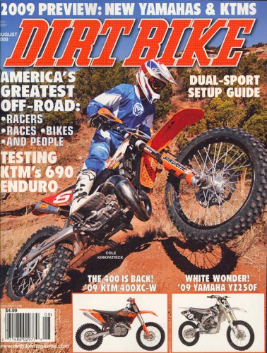 Dirt Bike, August 2008 Issue