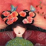 Blue art Carte postale Mila BM39