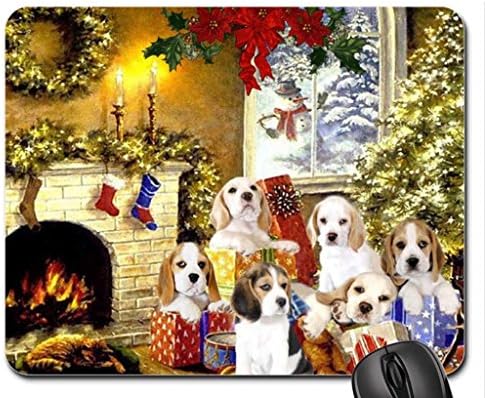 Happy new year my friends in DN!! Mouse Pad, Mousepad (Dogs Mouse Pad)