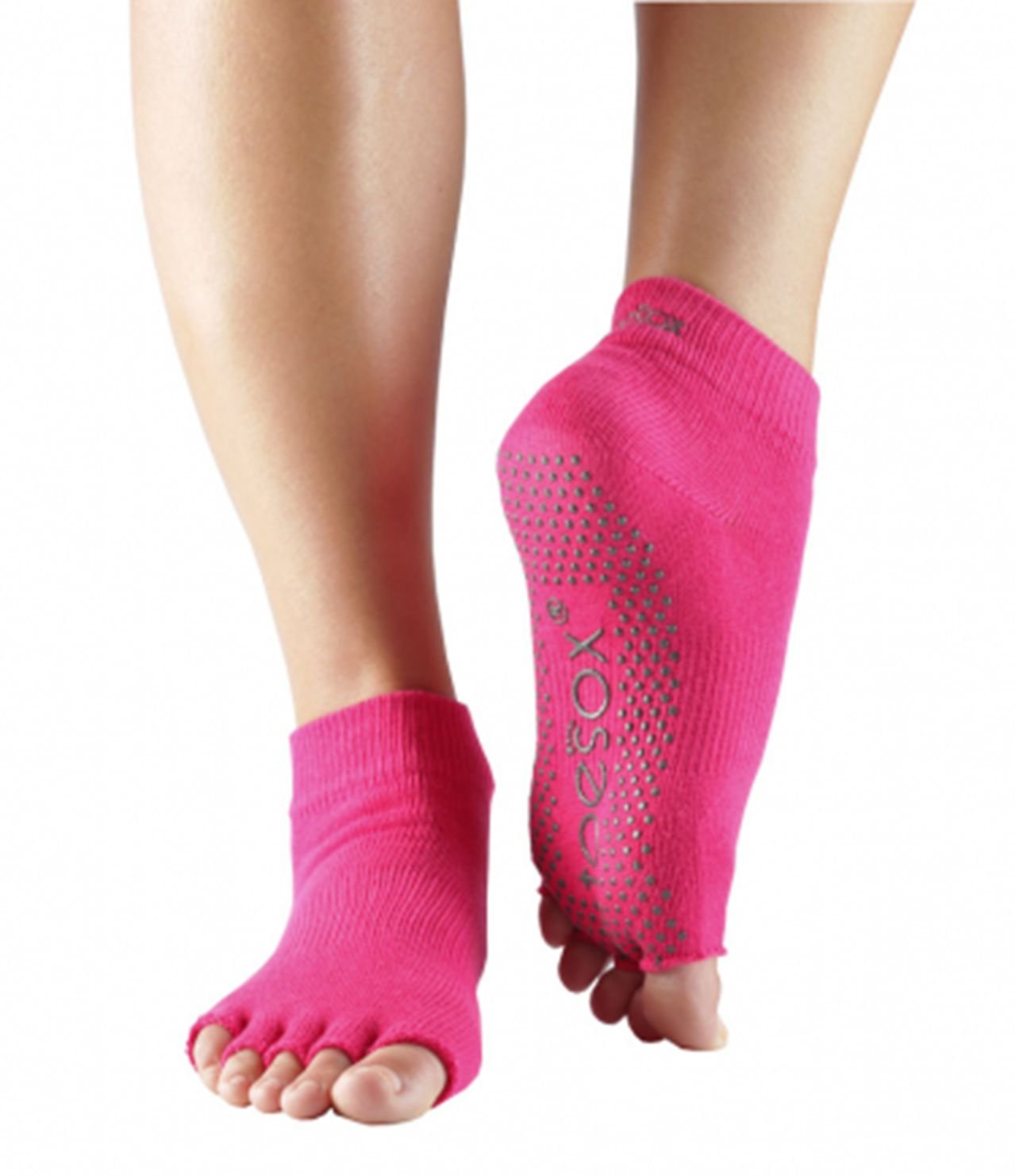 ToeSox No Toe Ankle Pilates Yoga Dance Martial Arts Non Slip Grip