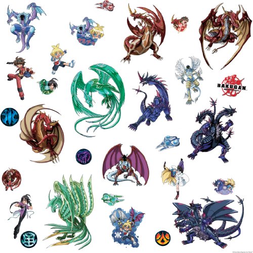 RoomMates RMK1366SCS Bakugan Peel & Stick Wall Decals