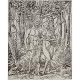 Albrecht (school) Durer (Adam and Eve) Art Poster Print - 13x19