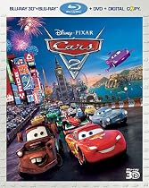 Cars 2 (Five-Disc Combo: Blu-ray 3D / Blu-ray / DVD / Digital Copy)