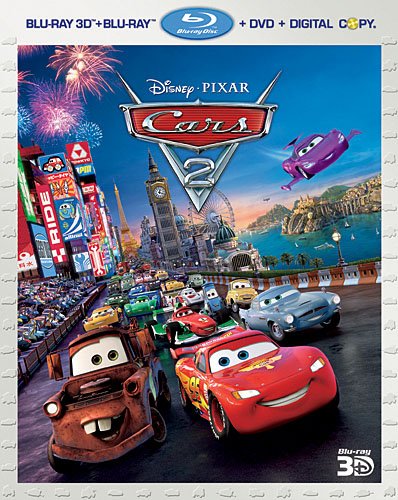 Cars 2 (Five-Disc Combo: Blu-ray 3D / Blu-ray / DVD / Digital Copy) Cars 2 (Five-Disc Combo: Blu-ray 3D / Blu-ray / DVD / Digital Copy)