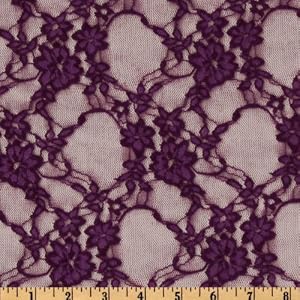 62-Wide-Stretch-Floral-Lace-Plum-Fabric-By-The-Yard