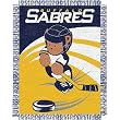 Buffalo Sabres NHL Triple Woven Jacquard Throw (044 Series) (36X46")"