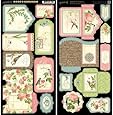 Graphic 45 Botanical Tea Tags and Pockets for Scrapbooking