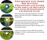 The Secret Get More Biz, Success Principles and Inner Game for Car Security On-line Businesses 3 CD Power Pack
