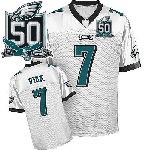 Michael Vick Philadelphia Eagles Authentic White Jersey Size 56 - 3XL