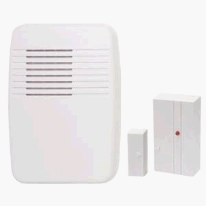 Childrens Toyshop  Tools & Hardware : Heath Zenith SL-6168-C Wireless Plug-In Chime with Entry-Alert Sensor, White