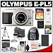 Olympus PEN E-PL5 16.1 MP Digital Camera Body & 14-42mm II R Lens (Silver) with 32GB Card + Battery + Backpack + 3 Filters + Lens Set + Tripod + Accessory Kit