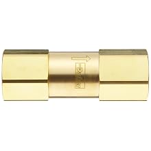 Parker C Series Brass Check Valve, 5 psi Cracking Pressure, NPT Female