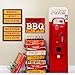 Retro Planet BBQ Brisket Ribs Pulled Pork Barbecue Kitchen Sign 16 x 12