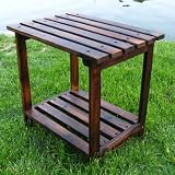 Shine Company 4104BB Rectangular Outdoor End Table