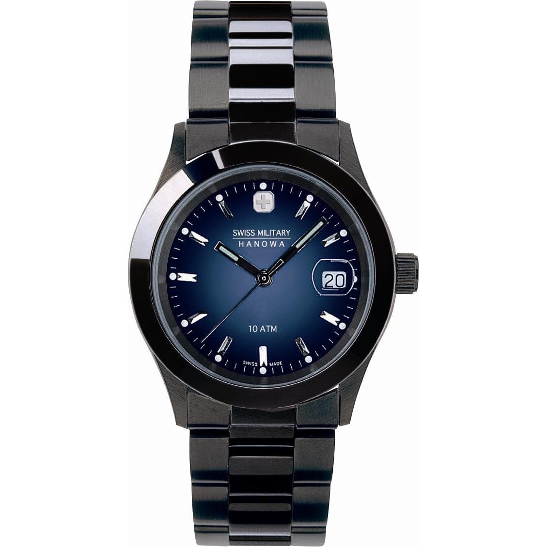 [スイスミリタリー]SWISS MILITARY 腕時計 エレガントブラック ML-186 メンズ [正規輸入品]