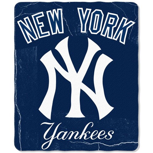 New York Yankees MLB Light Weight Fleece Blanket (Wicked Series) (50x60)