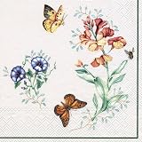 Lenox Butterfly Meadow 3-Ply Paper Luncheon Napkins, Pack of 20