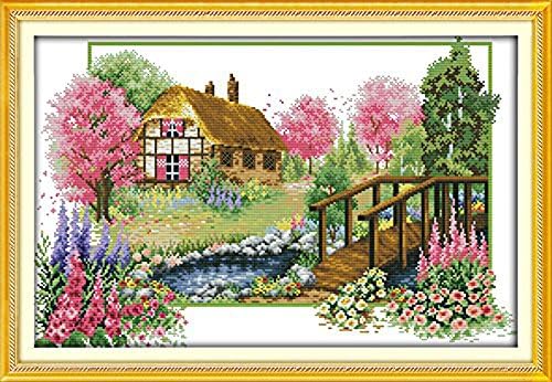 Beverly Stamped Cross Stitch Kits Four Seasons Scenery, Summer