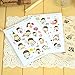 Nakimo 24 Sheets Various Style Diary Planner Decoration Sticker Scrapbooking Craft Sticker