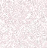 輸入壁紙 イギリス製 Graham & Brown / グラハム・アンド・ブラウン GLITTERATI / Burlesque 32-943 Pink / White