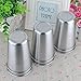 UName Set of 6,17.6oz Stainless Steel Pint Cups,Party Cups,Large Cups,Camping Cups UN065